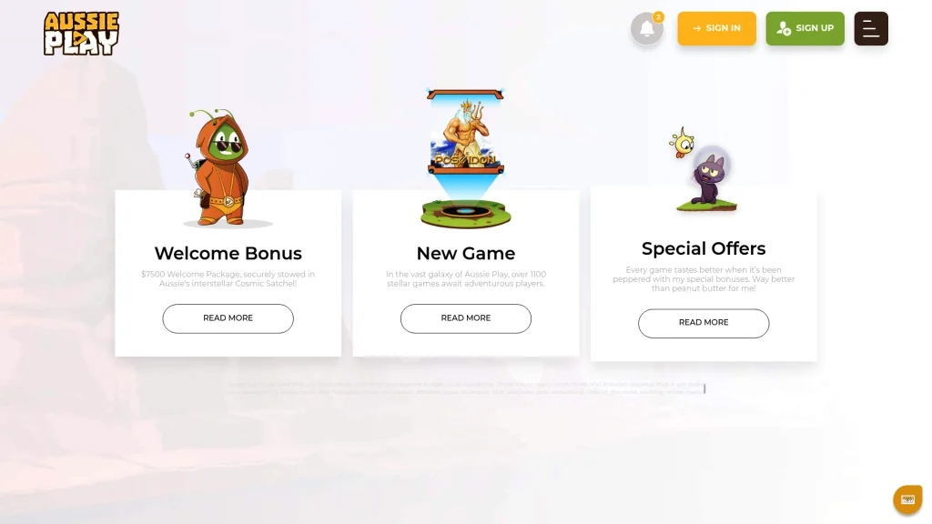 Aussie Play Bonuses & Promotions