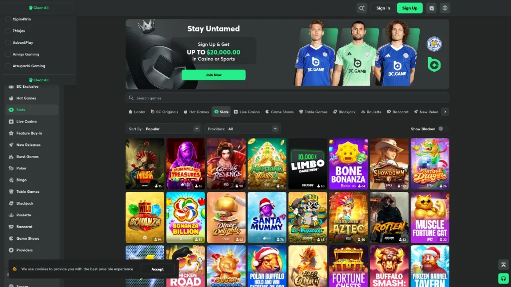 BC.GAME Casino Games