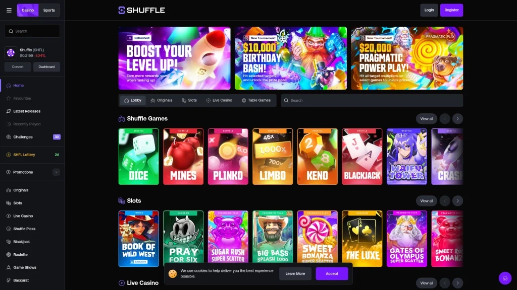 Shuffle Review Screenshot