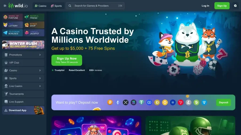 Wild.io Review Screenshot