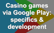 Casino games via Google Play